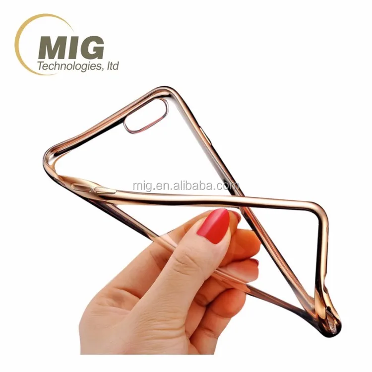 For iPhone 6S Case Hot Plating TPU Clear Phone Case For iPhone 6 7 8 8 PLUS For iPhone X Case