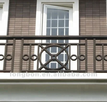 Top-selling hand forged wrought iron balcony railing