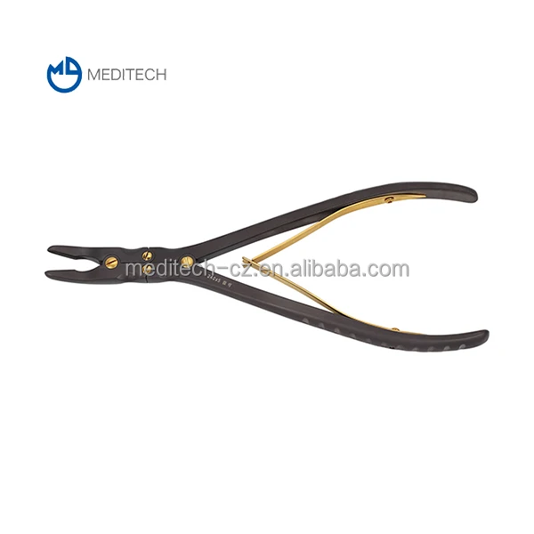 Китай поставщика двойной шарнир Кости rongeur позолоченная медицинские хирургические инструменты