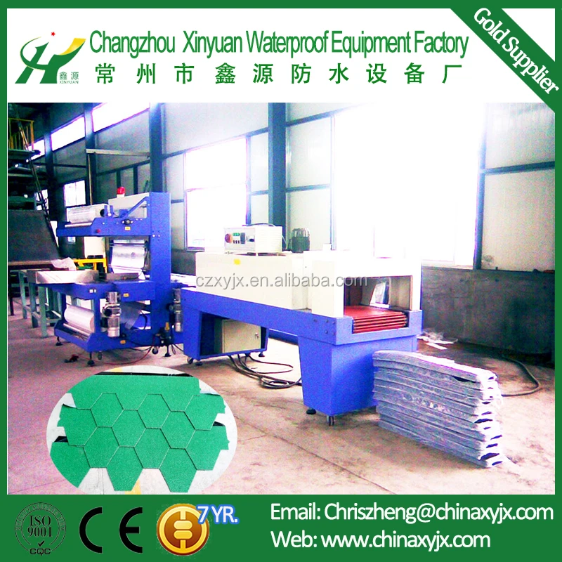 Asphalt Shingles Roofing Felt Making Machine Export to Malaysia philippines