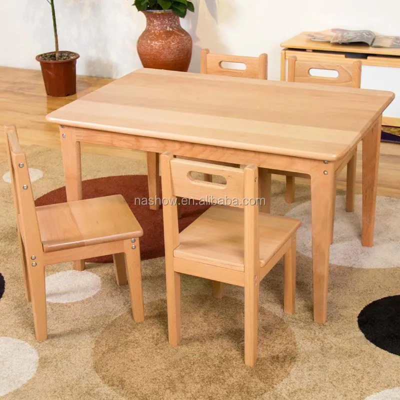 
Cubby Plan LMMS-020 New High Quality Solid Beech Preschool Furniture Wood Kid Table 