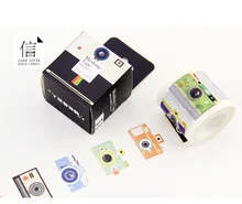 Free Shipping 4cm*10m Wide Novelty Camera Washi Tape Adhesive Tape DIY Scrapbooking Sticker Label Masking Tape