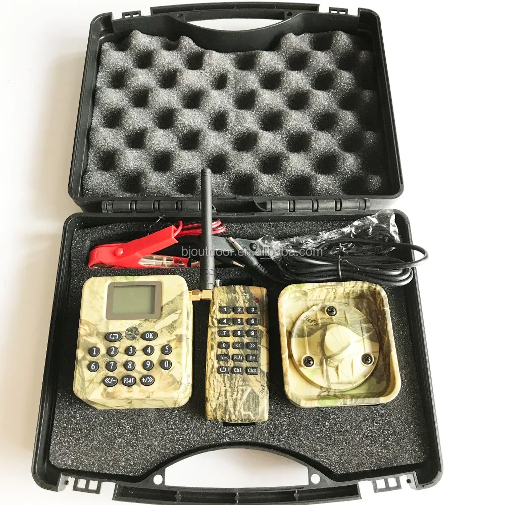 Remote control outdoor hunting mp3 player bird decoy bird sound caller 150db 50W loud speaker from BJ Outdoor