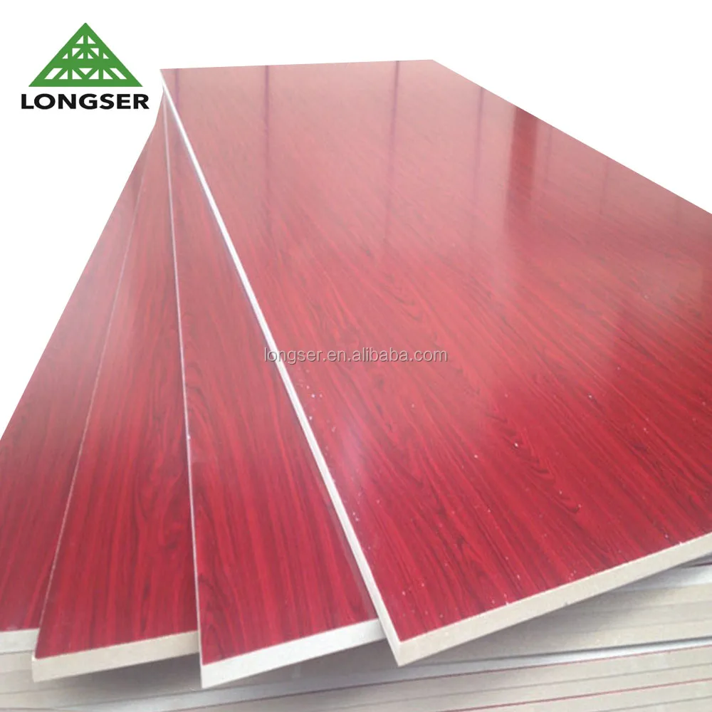 1220*2440mm White Laminated Melamine MDF Board