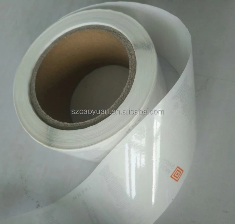 Custom On Roll  Waterproof Clear Transparent Self Adhesive Sticker