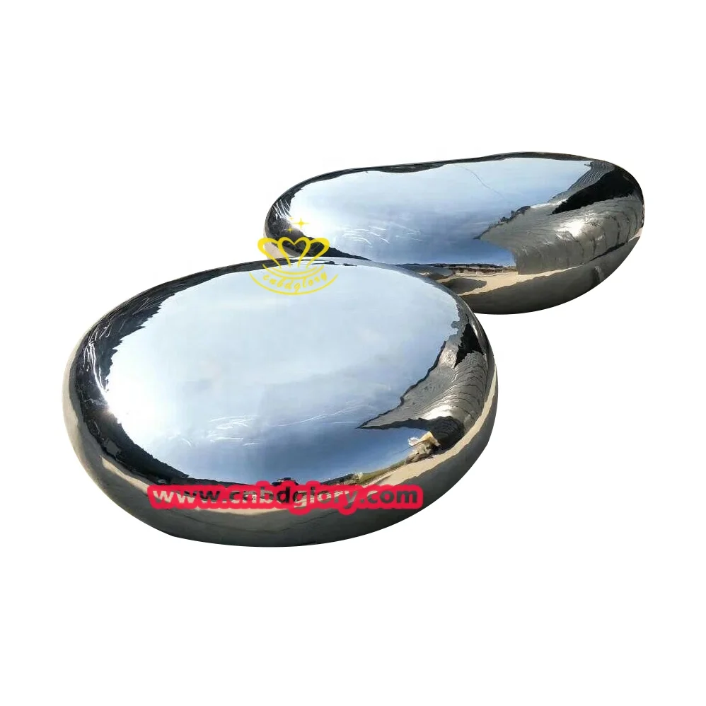 Outdoor Garden Street Landscape decoration Design metal art sculpture Mirror Polished Stainless Steel sphere sculpture