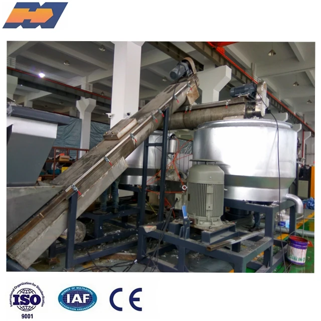 Plastic recycle Machine waste plastic washing and recycle line