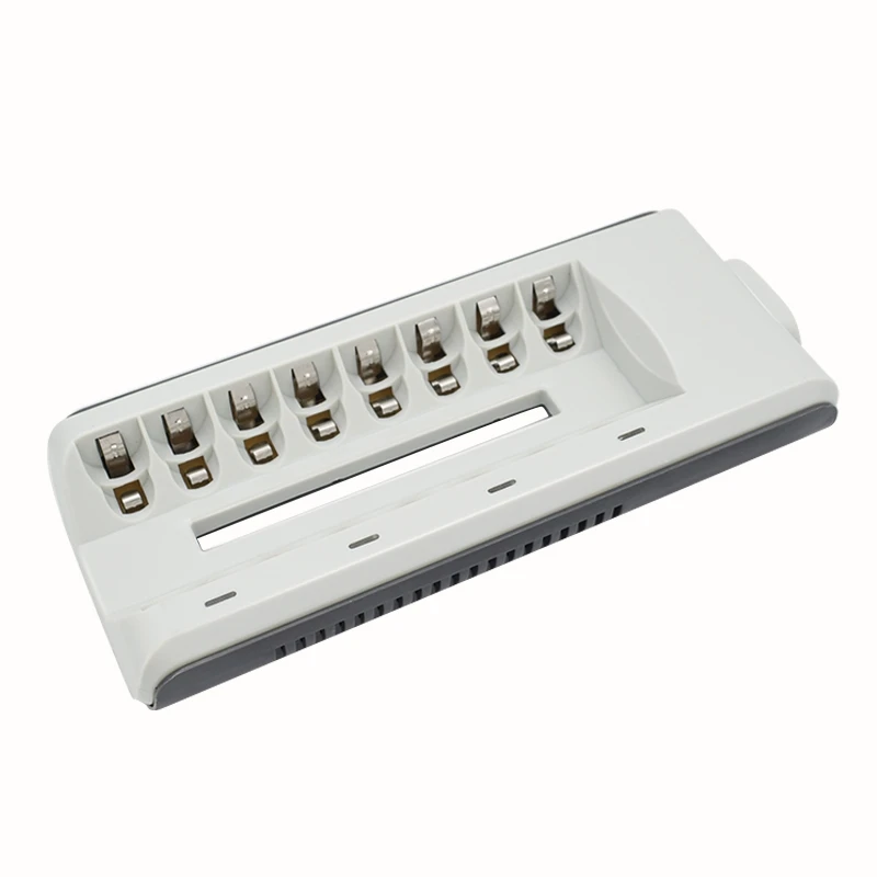 8 Slots LED Light Smart Battery Charger For NI-MH NI-CD AA AAA Rechargeable Batteries