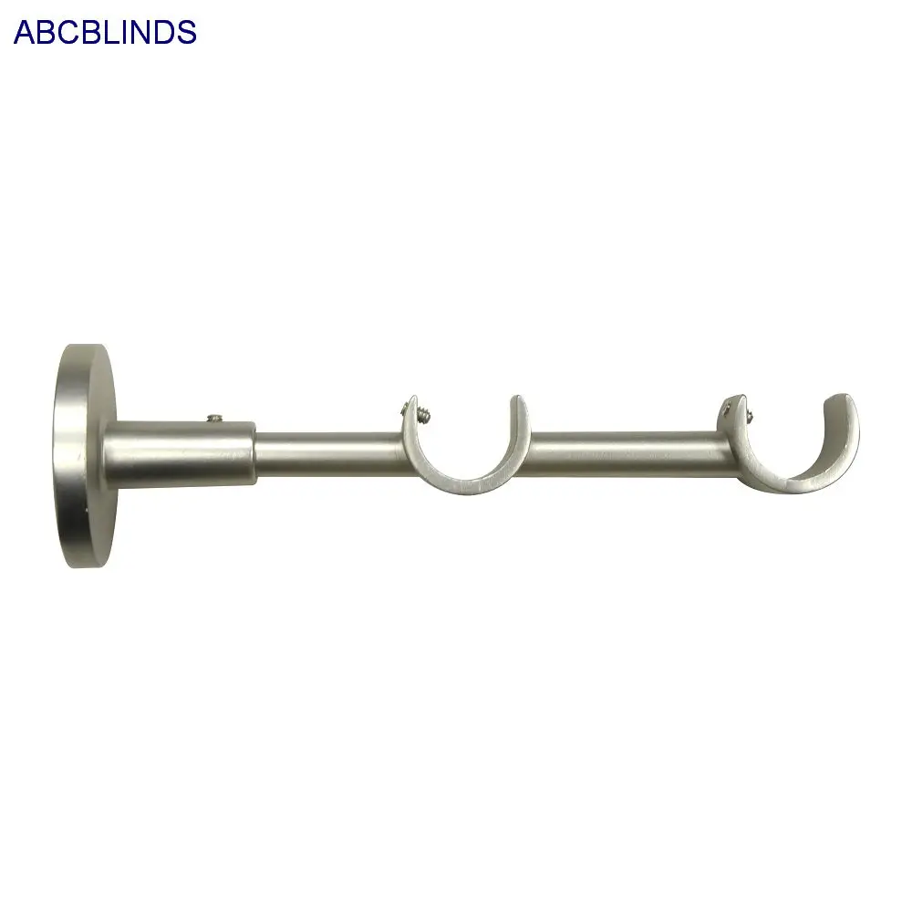 Round Triple Metal Curtain Rod Bracket for Decorative