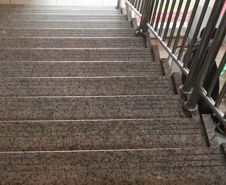 spain rosso rosa porrino granite tiles car parking stone