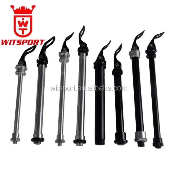 colored 7075 aluminum alloy wheel skewers for snow bike