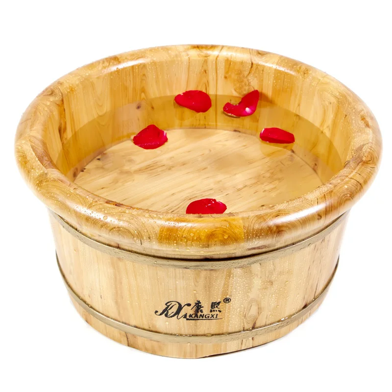 Spa pedicure wooden foot tub make your feet smooth and beautiful
