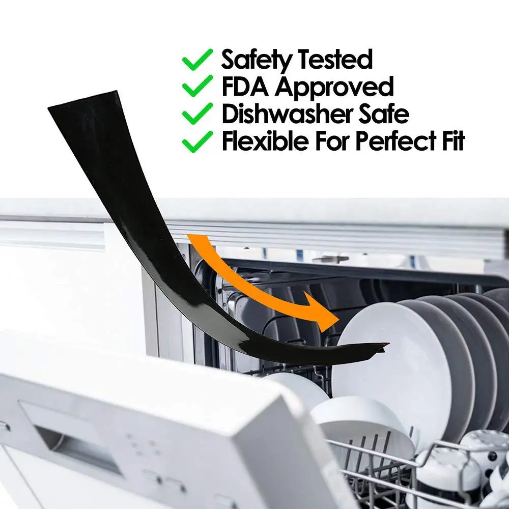 Silicone Kitchen Stove Counter Gap Cover Long & Wide Gap Filler Seals Spills Between Counters