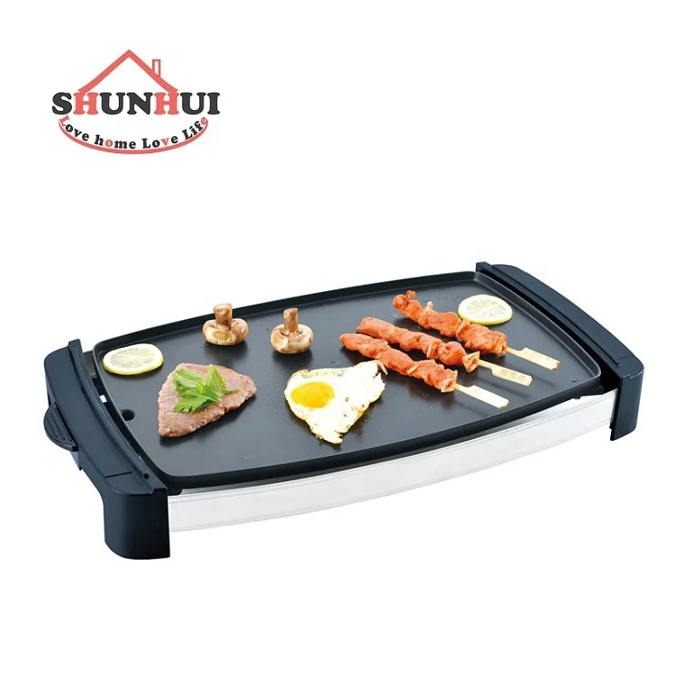 Non stick Barbecue Electric Grill  45x32 cm Indoor Smokeless Korea Electric Grill Pan 1600W BBQ Electric Grill
