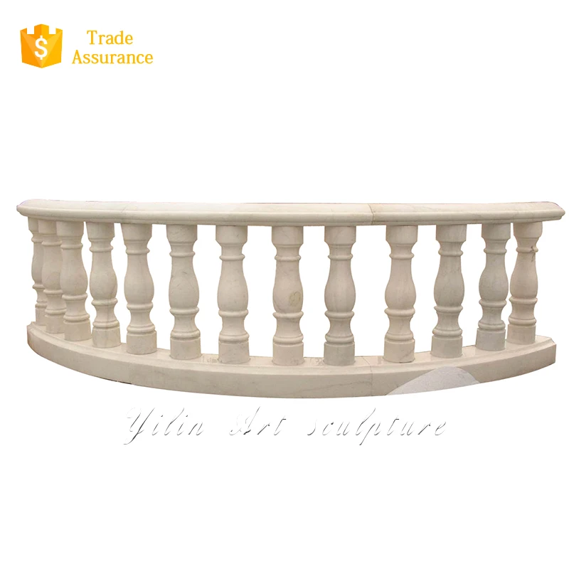 Marble stone balustrade carving sculpture with pillars YL-I039