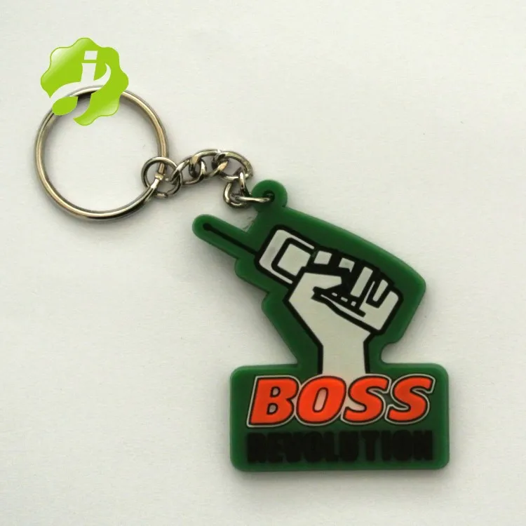 Customized soft pvc rubber key chain