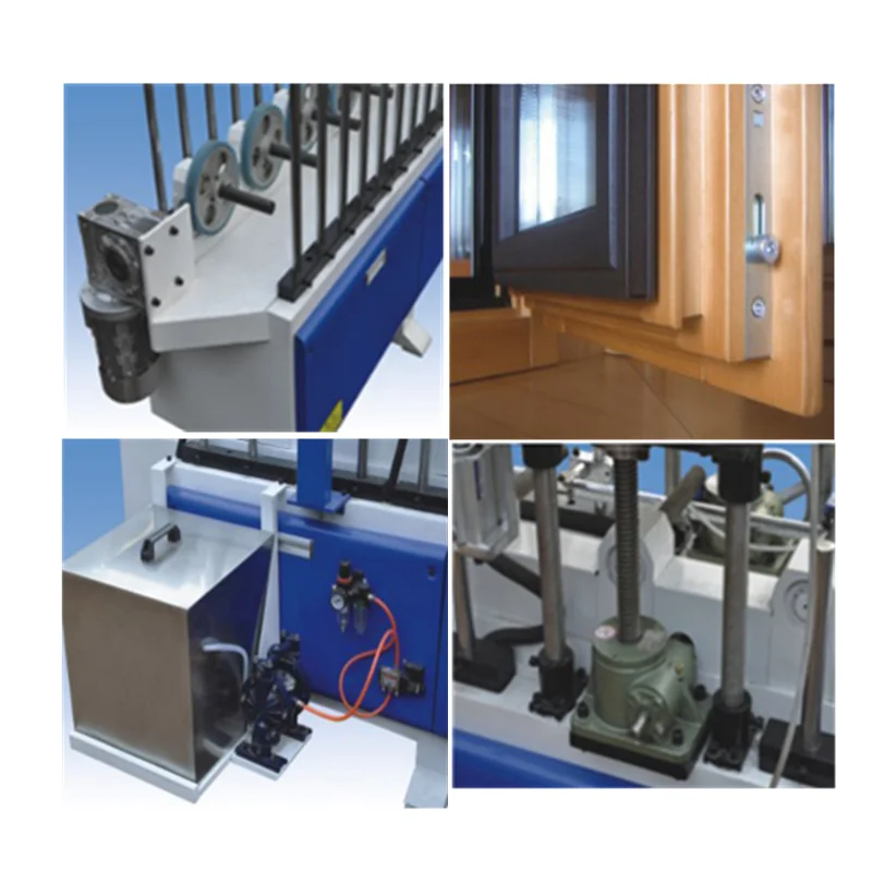 
Full-Function PUR Hot Melt Glue MDF wrap PVC film Profile wrapping Machine 