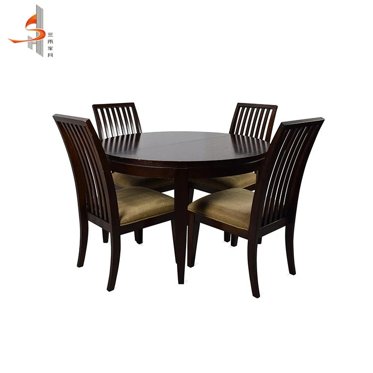 Factory supply OEM 6 seaters wooden dining buffet tables and chairs for restaurant