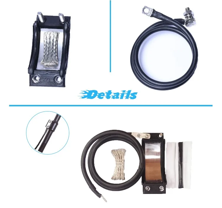 Заземляющий зажим 1/2 дюйма/комплект заземления питателя