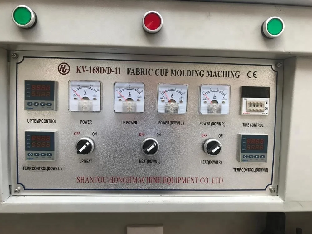 KV-168D/D-11 Bullet Heads Bra Fabric Cover Cup Molding Machine