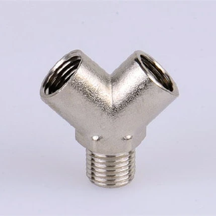 brass female to male nipple , hex adaptor female / male NPT threaded nipple