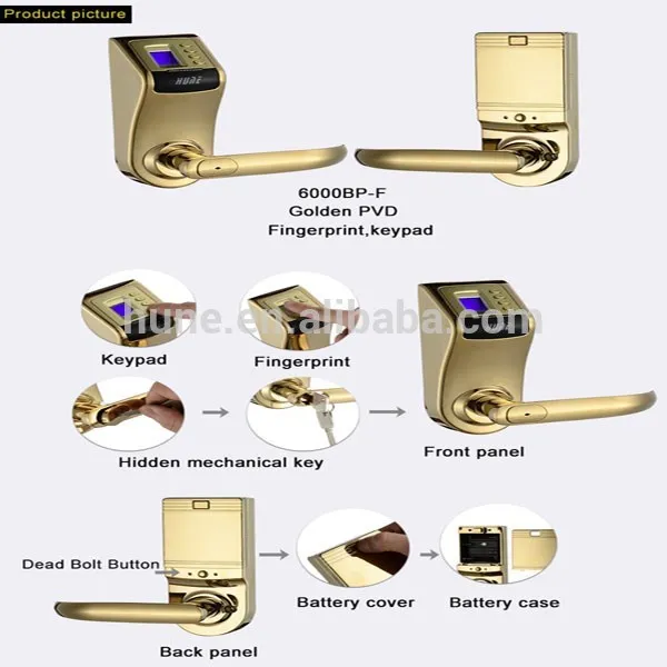 биометрические электронных отпечатков пальцев засов блокировки