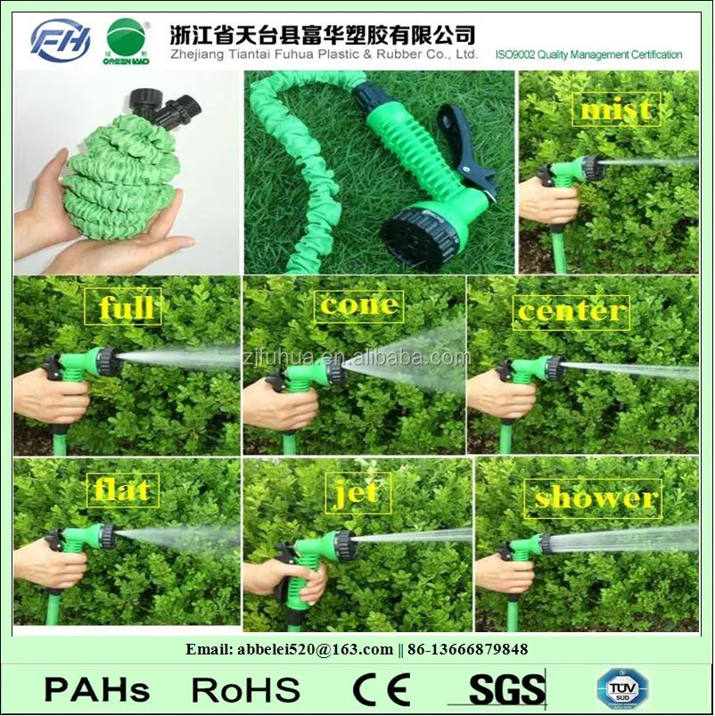 
TV shopping products stretch hose/clever hose/magic spray nozzle flexible Garden Hose 
