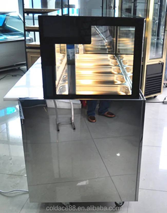 4~8 Degree Refrigeration Unit Salad Bar Counter Case Refrigerator