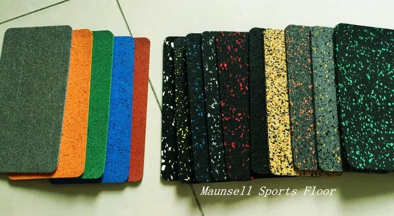 rubber 100% caucho EPDM / Pisos de sala de fitness / gimnasio Mats precio