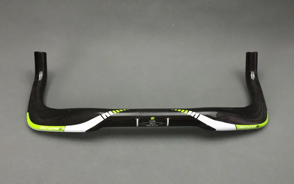 УГЛЕРОДНЫЙ фиксированный руль для дорожного велосипеда TT Base Bullhorn Bar Triathlon 400 420 440 460