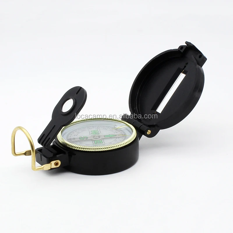 Oil-filled Plastic lensatic magnetic compass wholesale hiking  brujula for outdoor