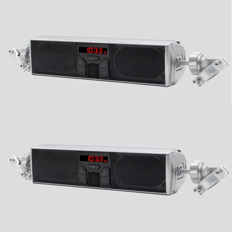 Hot Sale Waterproof Anti-theft subwoofer stereo Motorcycle radio MP3 player