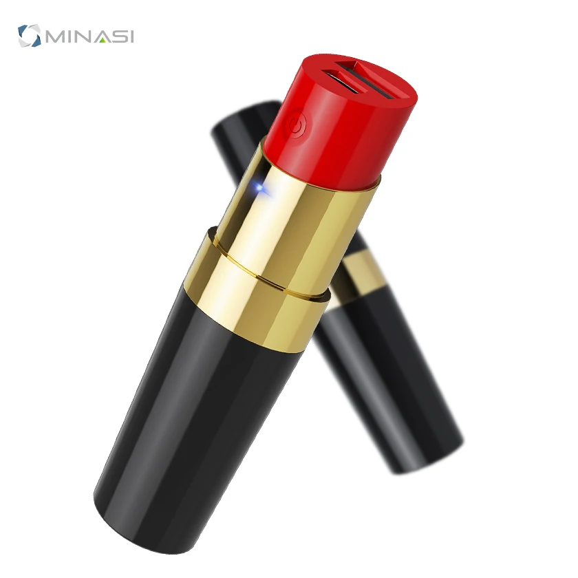 
Promotional Gift Mini Charger Cool Shape Portable Lipstick Power Banks 5200mAh 