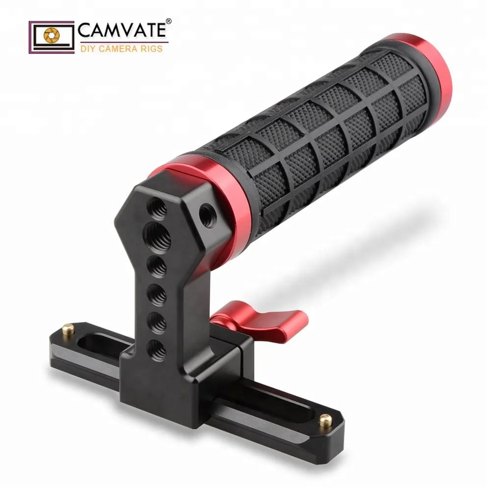 CAMVATE Quick Release ручкой НАТО Rail рукоятки верхняя ручка с 100 мм направляющей для камеры CANON NIKON
