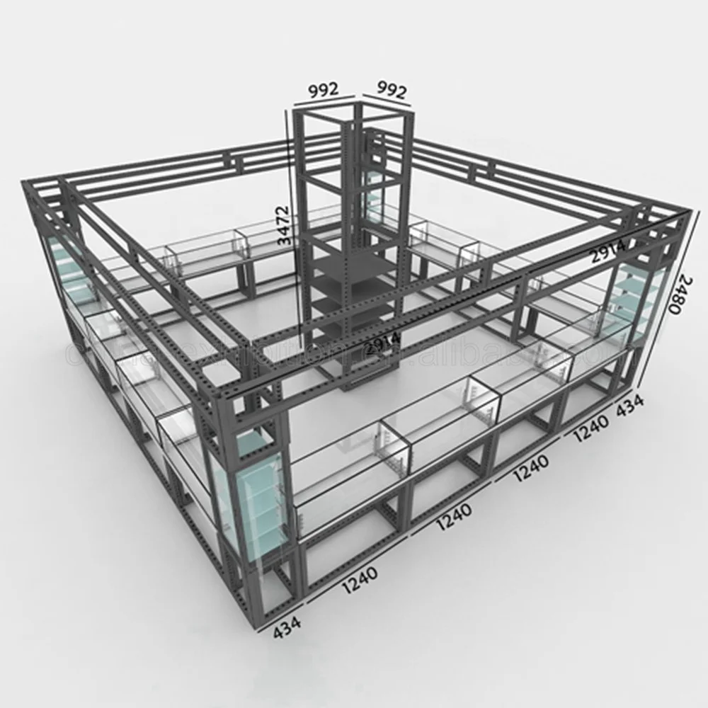 High quality 10*20ft portable aluminum  display for jewelry expo booth