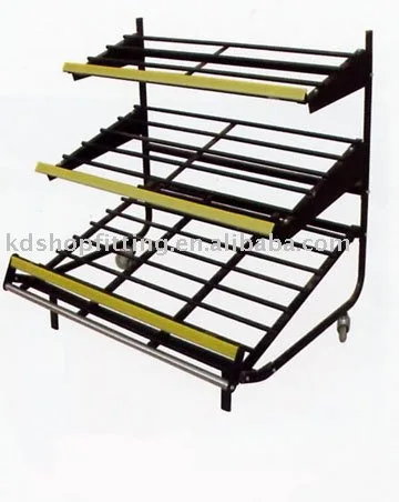 metal display stand rack shelf for supermarket