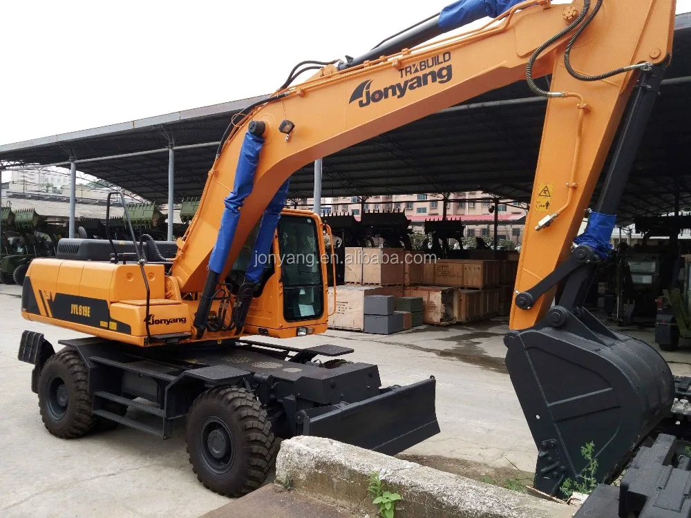 Construction Equipment JYL619E 20t wheel excavator for sale