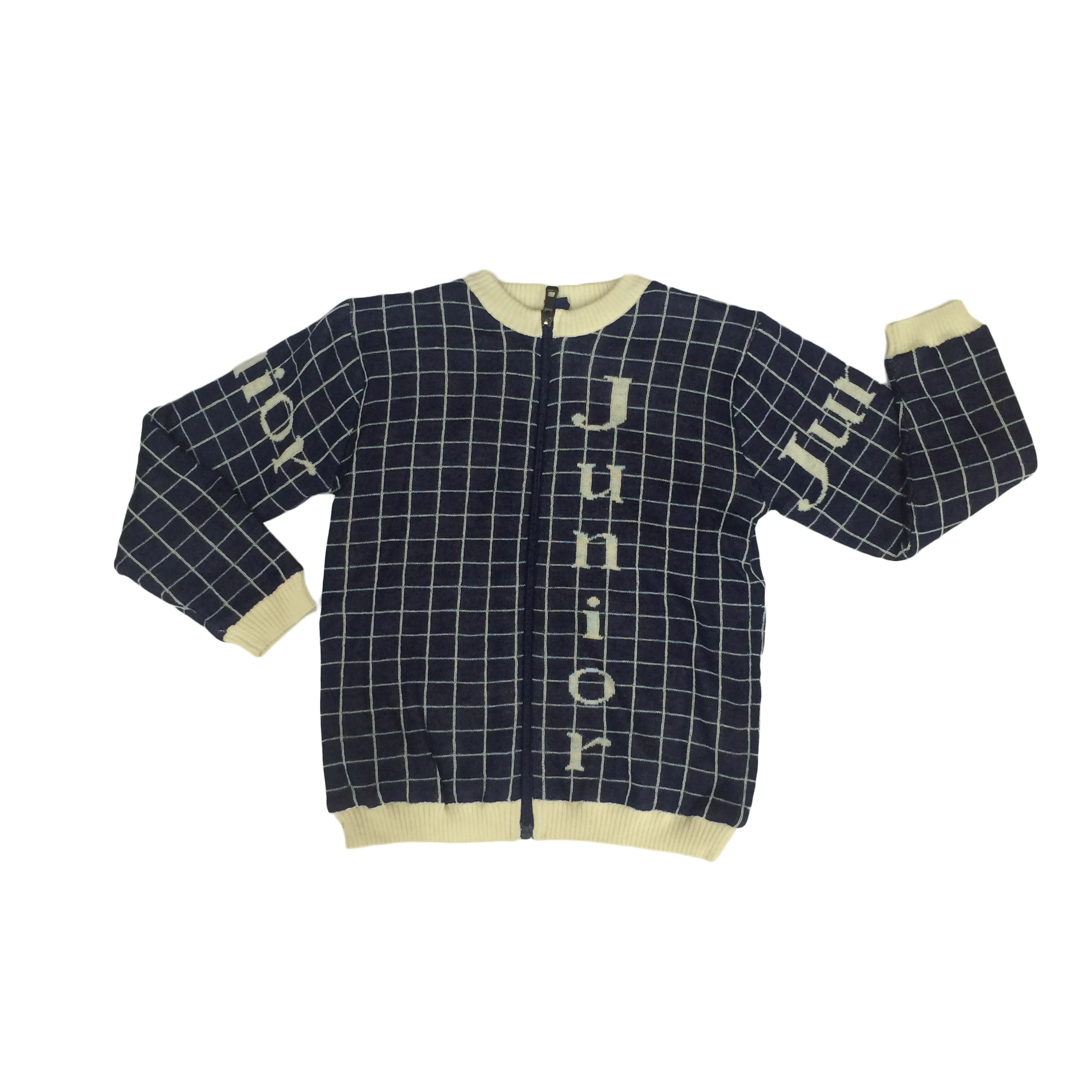 
Cardigan Winter and Boys Knitted Sweater Boys Sweater Design Lining, Buffalo Plaid with Flannel 
