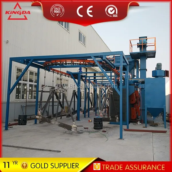 
hanger shot blasting machine for castings 