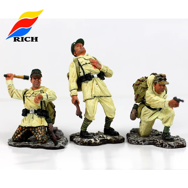 Custom 1:54 Mini Metal Collectable Toy Soldiers for Sale