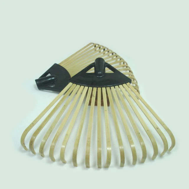 15 Tine Bamboo rake garden rake