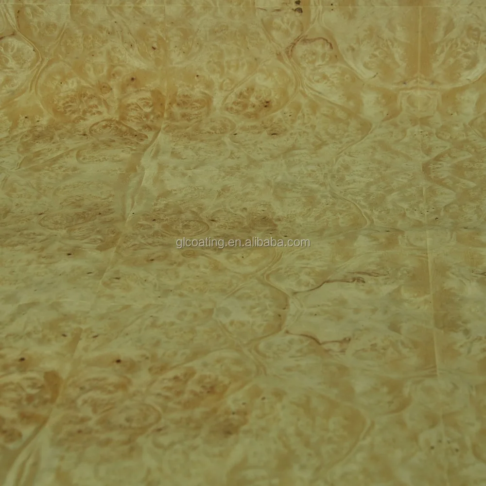 Натуральный деревянный шпон, золотой камфорный бурл