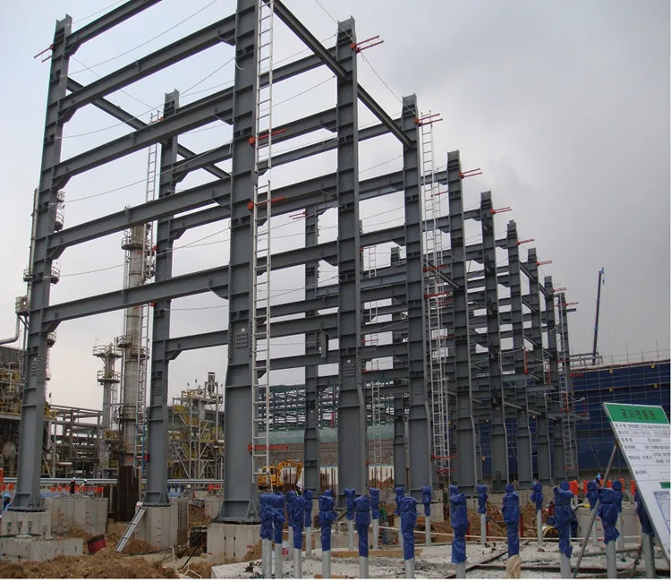 Good quality prefabricated steel structure two story factory building