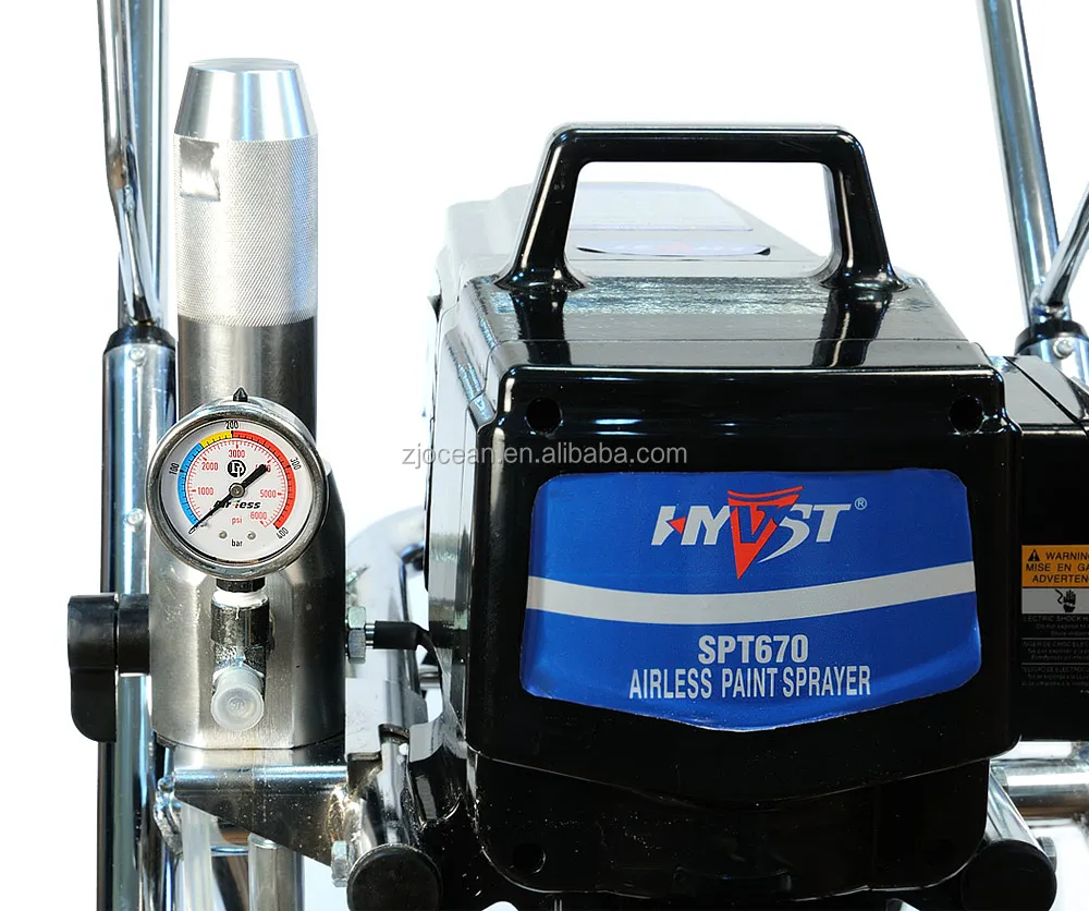 HYVST Airless Paint Sprayer SPT670  High Quality Digital Piston Pump Paint Spray Machine