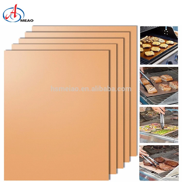 Специальная технология бар-B-Q меди Гриль коврики тяжелых прочный духовка лайнер