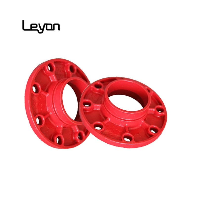 groove fire fighting pipe fittings double flange ductile cast iron split flanges Casting Iron Adaptor Flange