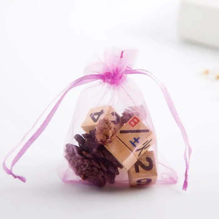 Jewelry Gift  packing organza drawstring bag
