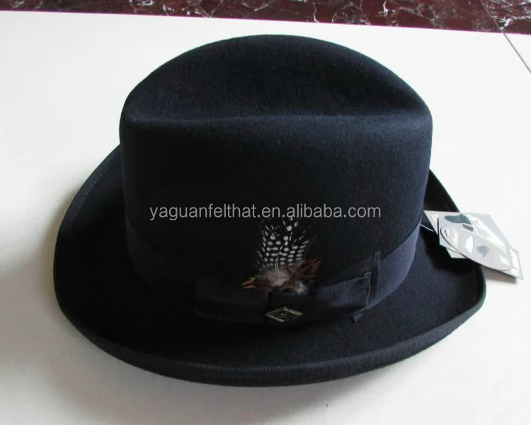 China factory YAGUAN wholesale wool felt bowler derby hat .top hat .president hat