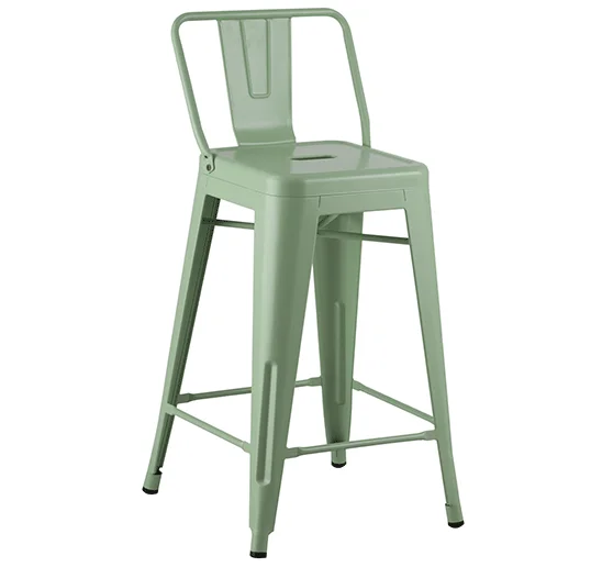 lowest price wholesale cheap modern stackable China brass retro steel vintage metal industrial high bar chair
