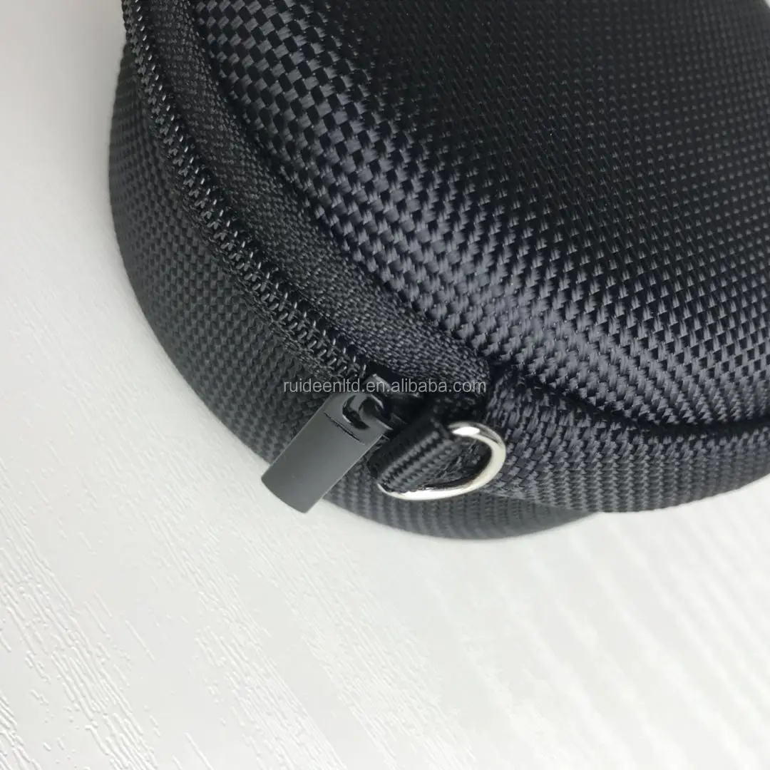 
10.5CM Diameter, 5.5CM Height 1680D Nylon Surface Material Round Hard Shell EVA Case for Speaker(LZH-15) 